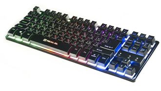 Клавіатура REAL-EL Gaming 8710 TKL Backlit Ukr Black - фото 3