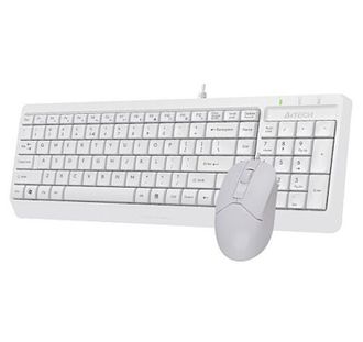 Комплект (клавіатура, миша) A4Tech F1512 White USB - фото 2 Комплект (клавіатура, миша) A4Tech F1512 White USB - фото 2