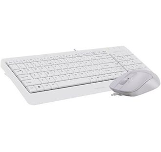 Комплект (клавіатура, миша) A4Tech F1512 White USB - фото 3 Комплект (клавіатура, миша) A4Tech F1512 White USB - фото 3