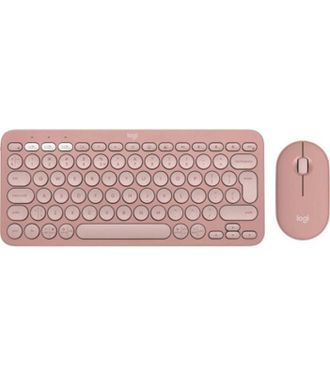 Комплект (клавіатура, миша) бездротовий Logitech Pebble 2 Combo Rose (920-012241) - фото 1 Комплект (клавіатура, миша) бездротовий Logitech Pebble 2 Combo Rose (920-012241) - фото 1