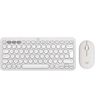 Комплект (клавіатура, миша) бездротовий Logitech Pebble 2 Combo White (920-012240) - фото 1