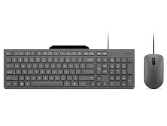 Комплект (клавіатура, миша) Lenovo 310 Combo Wired USB UA Black (GX31R09776) - фото 1 Комплект (клавіатура, миша) Lenovo 310 Combo Wired USB UA Black (GX31R09776) - фото 1
