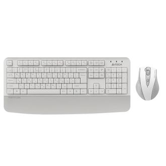 Комплект (клавіатура, миша) A4Tech FG2500S Plus Wireless UA White (4711421003278) - фото 1