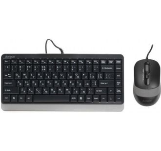 Комплект (клавиатура, мышка) A4Tech Fstyler F1110 Grey USB - фото 1 Комплект (клавиатура, мышка) A4Tech Fstyler F1110 Grey USB - фото 1