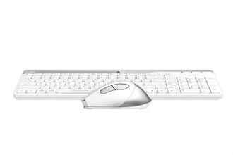 Комплект (клавіатура, мишка) беспроводной A4Tech FB2535C Icy White USB - фото 3