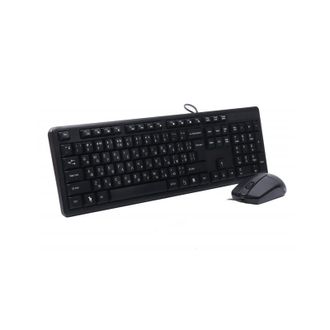 Комплект (клавіатура, мишка) A4-Tech KK-3330 Black USB - фото 2