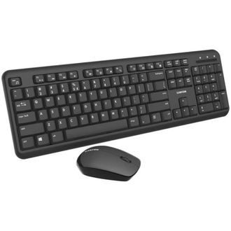 Комплект (клавиатура, мышка) Canyon SET-W20 Velvet Wireless Silent UA Black (CNS-HSETW02) - фото 3 Комплект (клавиатура, мышка) Canyon SET-W20 Velvet Wireless Silent UA Black (CNS-HSETW02) - фото 3