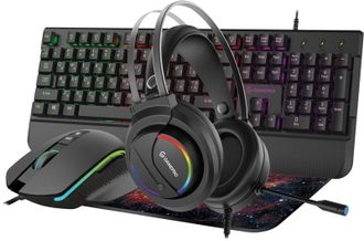 Комплект (клавиатура+мышь) GamePro GS1252 Combo 4в1 (GS1252) - фото 3 Комплект (клавиатура+мышь) GamePro GS1252 Combo 4в1 (GS1252) - фото 3