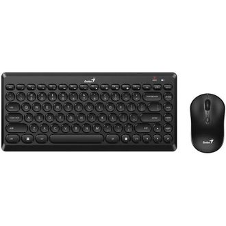 Комплект (клавіатура + миша) Genius LuxeMate Q-8000 Wireless UA Black (31340013414) - фото 1 Комплект (клавіатура + миша) Genius LuxeMate Q-8000 Wireless UA Black (31340013414) - фото 1