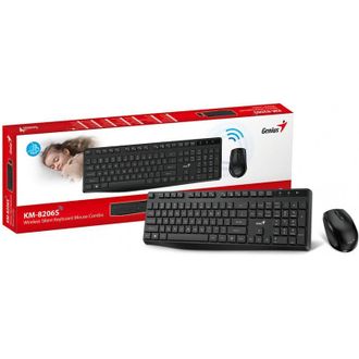 Комплект (клавіатура, мишка) Genius KM-8206S Wireless UA Black (31340017404) - фото 2 Комплект (клавіатура, мишка) Genius KM-8206S Wireless UA Black (31340017404) - фото 2