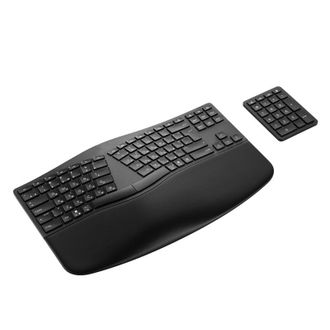 Комплект (клавіатура, Numpad) HP 960 Ergonomic Wireless Black (7E755AA) - фото 3 Комплект (клавіатура, Numpad) HP 960 Ergonomic Wireless Black (7E755AA) - фото 3