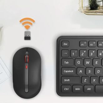 Комплект (клавіатура, миша) Xiaomi MiiiW Keyboard and Mouse Combo Gen 3 PB03 Wireless UA Black (MW24PB03 Black) - фото 2
