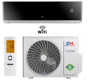 Кондиционер Cooper&Hunter CH-S24FTXAL-BL SUPREME CONTINENTAL BLACK - фото 1
