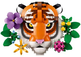 Конструктор Lego Art Коллекция Фауна - Тигр (31217) - фото 3 Конструктор Lego Art Коллекция Фауна - Тигр (31217) - фото 3
