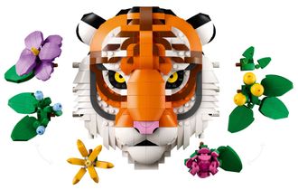 Конструктор Lego Art Коллекция Фауна - Тигр (31217) - фото 4 Конструктор Lego Art Коллекция Фауна - Тигр (31217) - фото 4