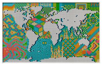 Конструктор Lego Art Карта мира (31203) - фото 3