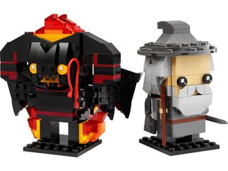 Конструктор Lego Brick Headz Гендальф Сірий та Балрог (40631) - фото 2