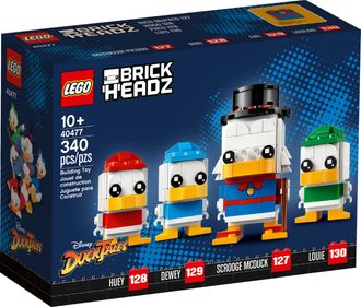 Конструктор Lego Brick Headz Скрудж Макдак, Хьюї, Дьюї і Луї (40477) - фото 1 Конструктор Lego Brick Headz Скрудж Макдак, Хьюї, Дьюї і Луї (40477) - фото 1