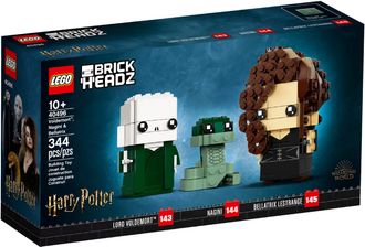 Конструктор Lego Brick Headz Волдеморт, Наджіні і Беллатрикс (40496) - фото 1 Конструктор Lego Brick Headz Волдеморт, Наджіні і Беллатрикс (40496) - фото 1