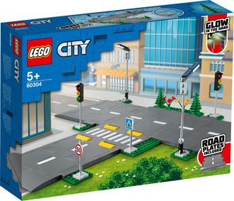 Конструктор Lego City Дорожные плиты (60304) - фото 1 Конструктор Lego City Дорожные плиты (60304) - фото 1