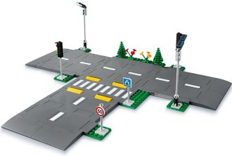 Конструктор Lego City Дорожные плиты (60304) - фото 4 Конструктор Lego City Дорожные плиты (60304) - фото 4