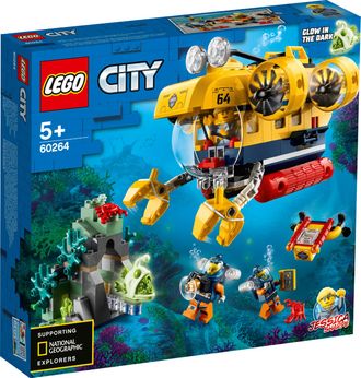 Конструктор Lego City Океан: дослідницький підводний човен (60264) - фото 1
