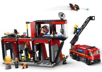 Конструктор Lego Сity Пожежна станція з пожежною машиною (60414) - фото 3 Конструктор Lego Сity Пожежна станція з пожежною машиною (60414) - фото 3