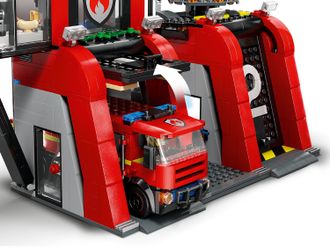 Конструктор Lego Сity Пожежна станція з пожежною машиною (60414) - фото 4 Конструктор Lego Сity Пожежна станція з пожежною машиною (60414) - фото 4