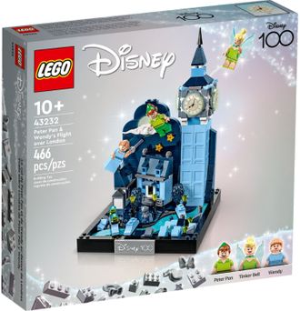 Конструктор Lego Disney Princess Полет Питера Пена и Венди над Лондоном (43232) - фото 1 Конструктор Lego Disney Princess Полет Питера Пена и Венди над Лондоном (43232) - фото 1