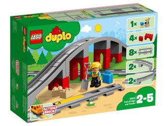 Конструктор Lego Duplo Залізнодорожний міст (10872) - фото 1 Конструктор Lego Duplo Залізнодорожний міст (10872) - фото 1