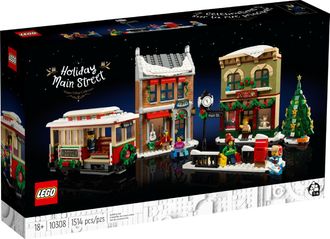 Конструктор Lego Expert Рождественская улица (10308) - фото 1 Конструктор Lego Expert Рождественская улица (10308) - фото 1
