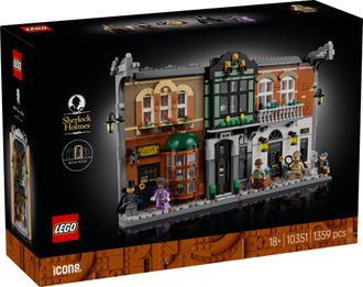 Конструктор Lego Icons Шерлок Холмс: Книжковий куточок (10351) - фото 1 Конструктор Lego Icons Шерлок Холмс: Книжковий куточок (10351) - фото 1