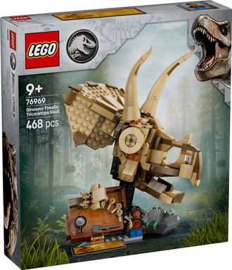 Конструктор Lego Jurassic World Скам'янілості динозаврів: череп трицератопсу (76969) - фото 1 Конструктор Lego Jurassic World Скам'янілості динозаврів: череп трицератопсу (76969) - фото 1