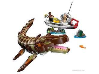 Конструктор Lego Jurassic World Встреча на лодке с мозазавром из кубиков (76974) - фото 3 Конструктор Lego Jurassic World Встреча на лодке с мозазавром из кубиков (76974) - фото 3