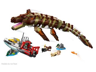 Конструктор Lego Jurassic World Встреча на лодке с мозазавром из кубиков (76974) - фото 4 Конструктор Lego Jurassic World Встреча на лодке с мозазавром из кубиков (76974) - фото 4