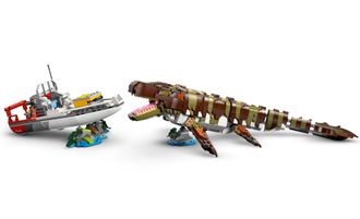 Конструктор Lego Jurassic World Встреча на лодке с мозазавром из кубиков (76974) - фото 5 Конструктор Lego Jurassic World Встреча на лодке с мозазавром из кубиков (76974) - фото 5