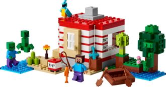 Конструктор Lego Minecraft Будинок у джунглях TNT (21275) - фото 2 Конструктор Lego Minecraft Будинок у джунглях TNT (21275) - фото 2