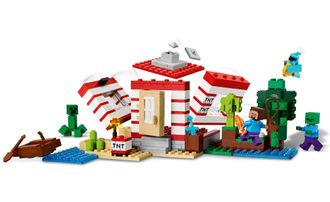 Конструктор Lego Minecraft Будинок у джунглях TNT (21275) - фото 4 Конструктор Lego Minecraft Будинок у джунглях TNT (21275) - фото 4