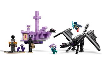 Конструктор Lego Minecraft Дракон Эндера и Корабль Энда (21264) - фото 4 Конструктор Lego Minecraft Дракон Эндера и Корабль Энда (21264) - фото 4