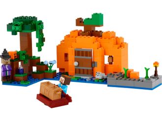 Конструктор Lego Minecraft Тыквенная ферма (21248) - фото 2 Конструктор Lego Minecraft Тыквенная ферма (21248) - фото 2