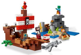 Конструктор Lego Minecraft Пиратский корабль (21152) - фото 3 Конструктор Lego Minecraft Пиратский корабль (21152) - фото 3
