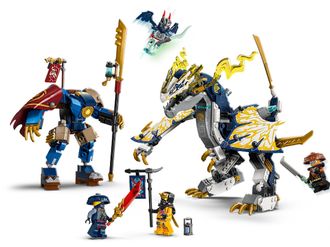 Конструктор Lego Ninjago Розбійник: Робот-вершник на драконі (71843) - фото 4