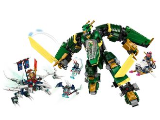Конструктор Lego Ninjago Реактивний робот Ллойда (71845) - фото 2 Конструктор Lego Ninjago Реактивний робот Ллойда (71845) - фото 2