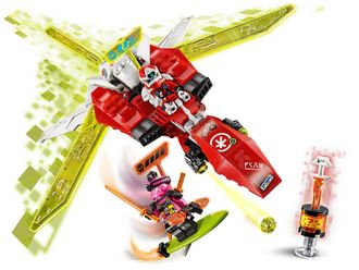Конструктор Lego Ninjago Робот літак Кая (71707) - фото 4
