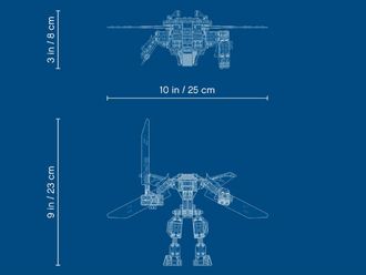 Конструктор Lego Ninjago Робот літак Кая (71707) - фото 6