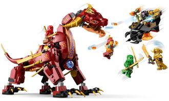 Конструктор Lego Ninjago Тепловая волна Лавового дракона (71793) - фото 3 Конструктор Lego Ninjago Тепловая волна Лавового дракона (71793) - фото 3
