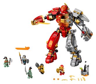 Конструктор Lego Ninjago Вогнекам'яний робот (71720) - фото 2 Конструктор Lego Ninjago Вогнекам'яний робот (71720) - фото 2