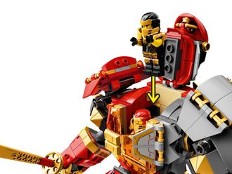 Конструктор Lego Ninjago Вогнекам'яний робот (71720) - фото 6 Конструктор Lego Ninjago Вогнекам'яний робот (71720) - фото 6