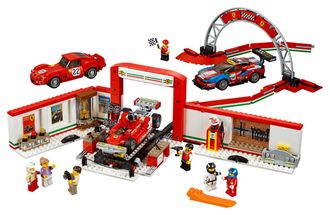 Конструктор Lego Speed Champions Унікальний гараж Ferrari (75889) - фото 2 Конструктор Lego Speed Champions Унікальний гараж Ferrari (75889) - фото 2