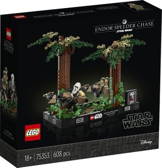 Конструктор Lego Star Wars Диорама Погоня на спидере в Эндоре (75353) - фото 1